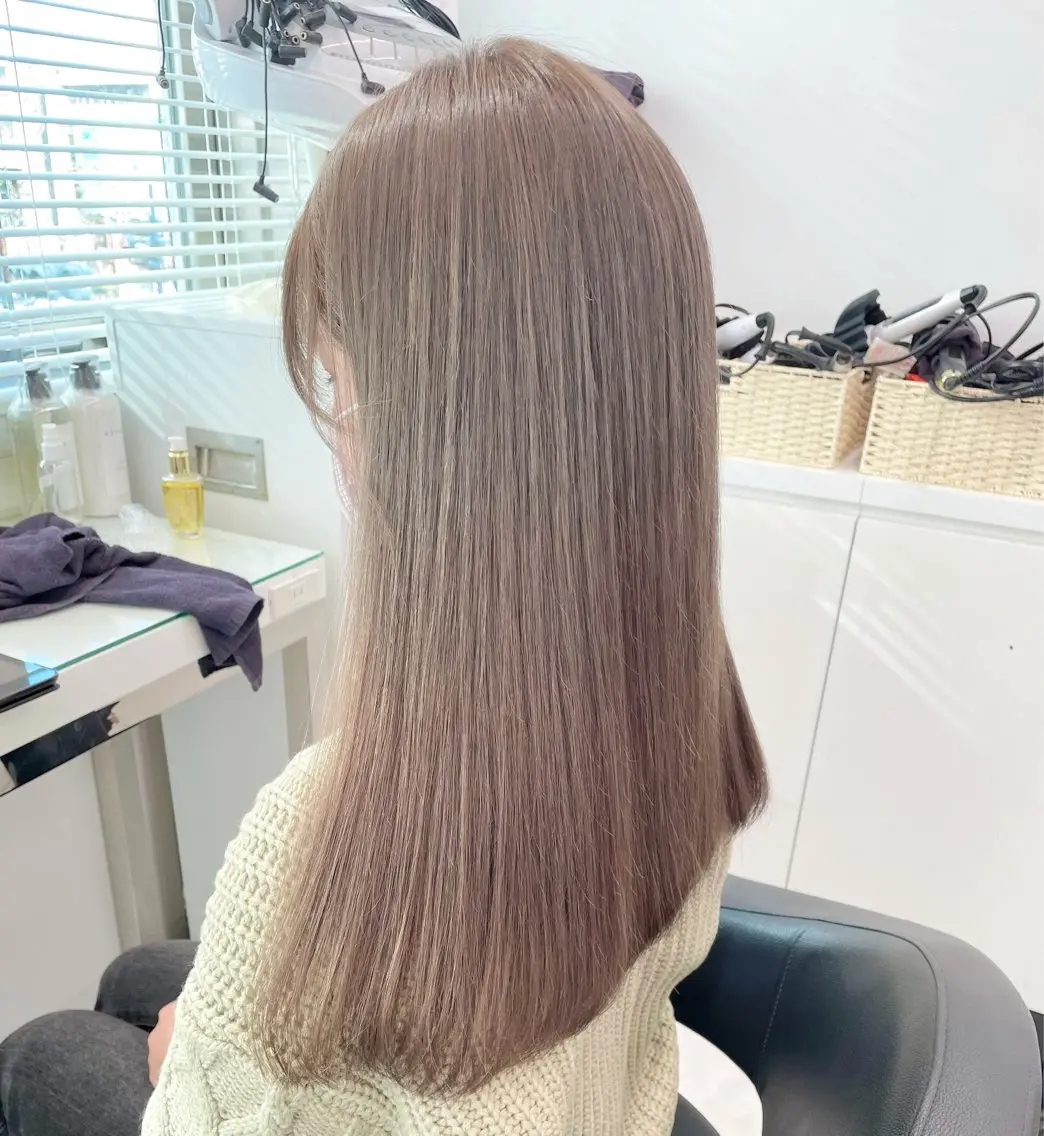 セミロング カラー 🌿透明感赤み消し Keishin🌿のヘアスタイル