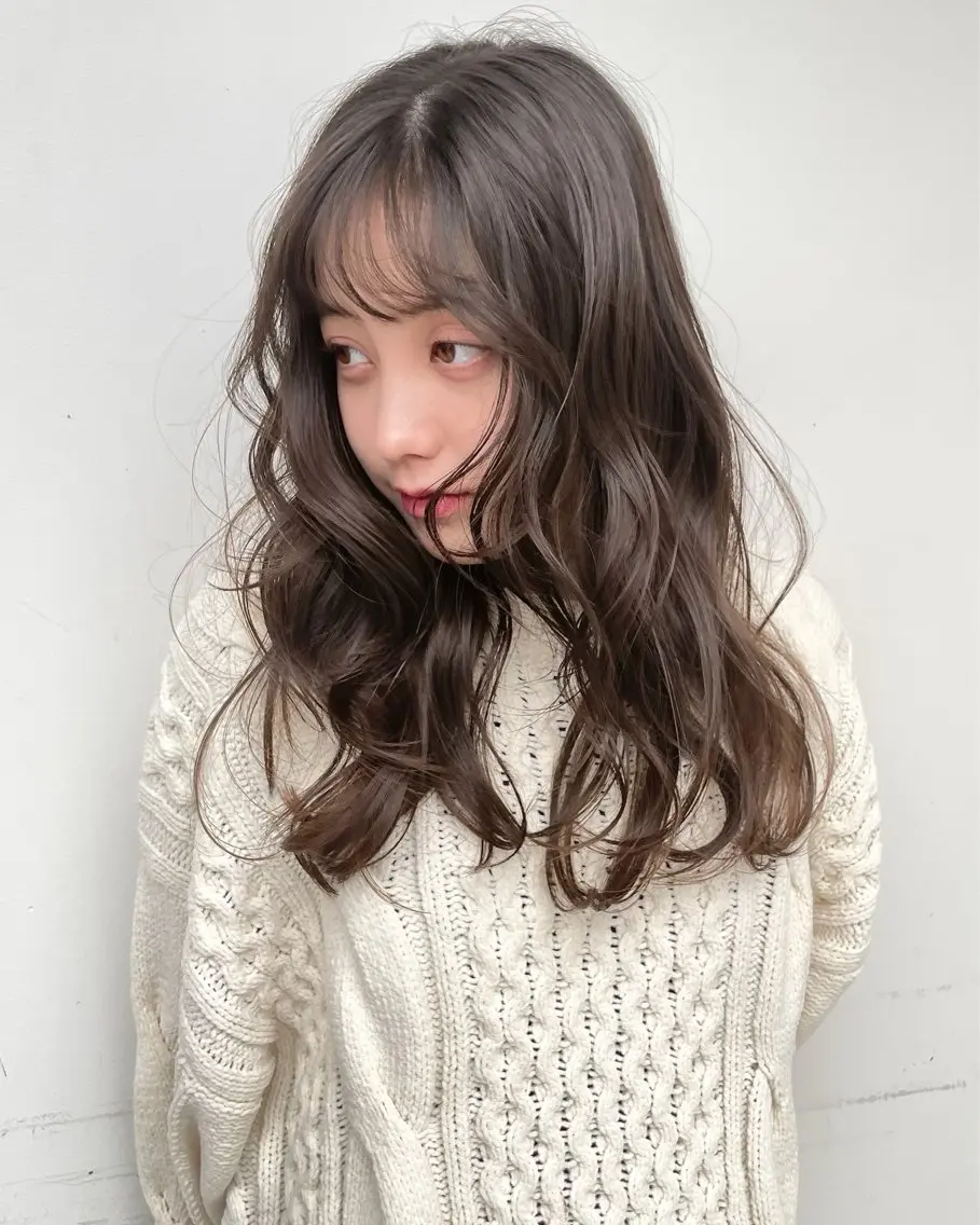 ロング 似合わせ/ベージュ /レイヤー/りほ🤍のヘアスタイル