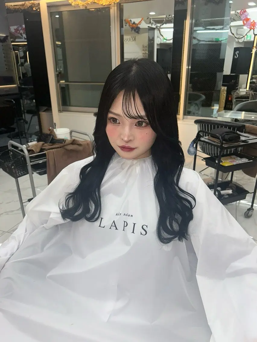 ロング ヘアカラー 笠間 啓聖のヘアスタイル
