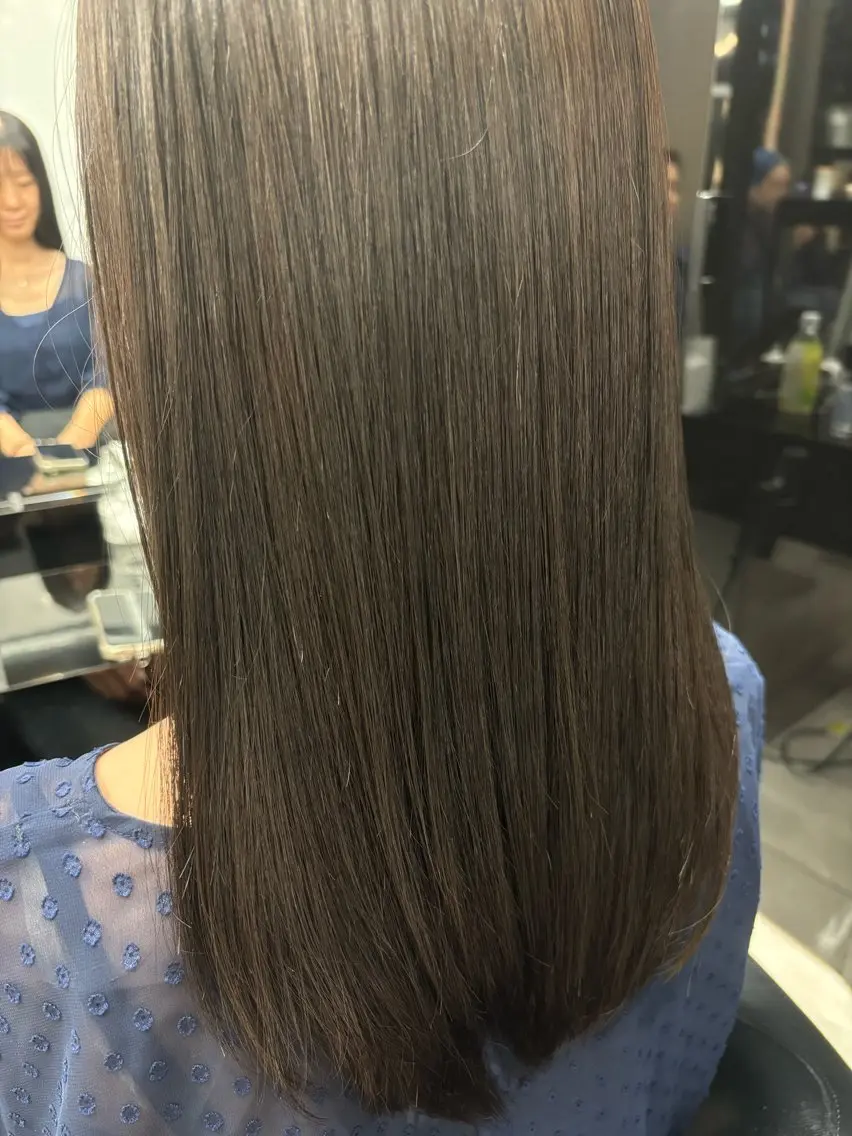セミロング ヘアカラー 山本 優太のヘアスタイル