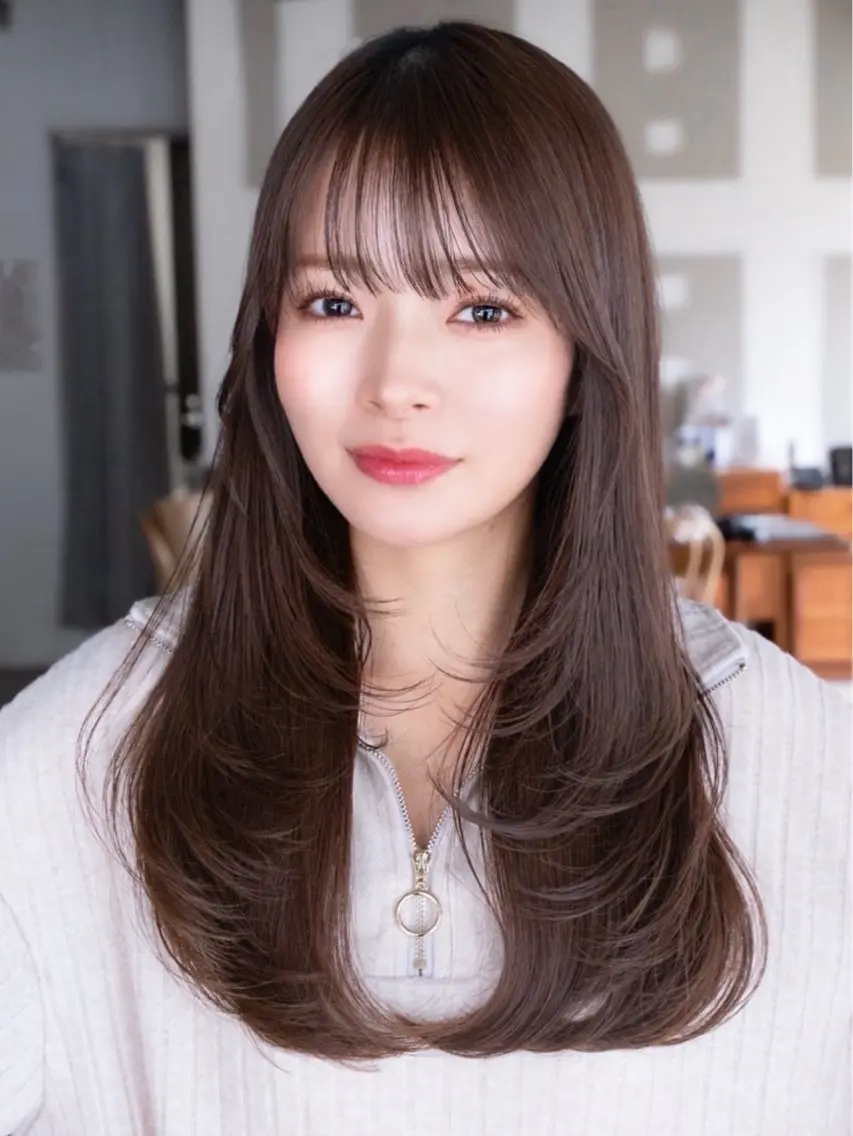 ロング カラー ヘアカラー 透明感カラー/艶 ✖️上品/修生🥀のヘアスタイル