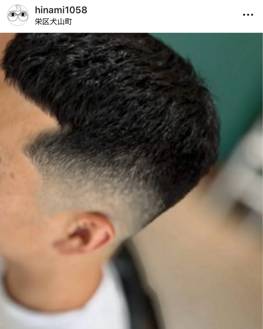 ショート メンズ フェードカット BARBERSHOP HINAのヘアスタイル