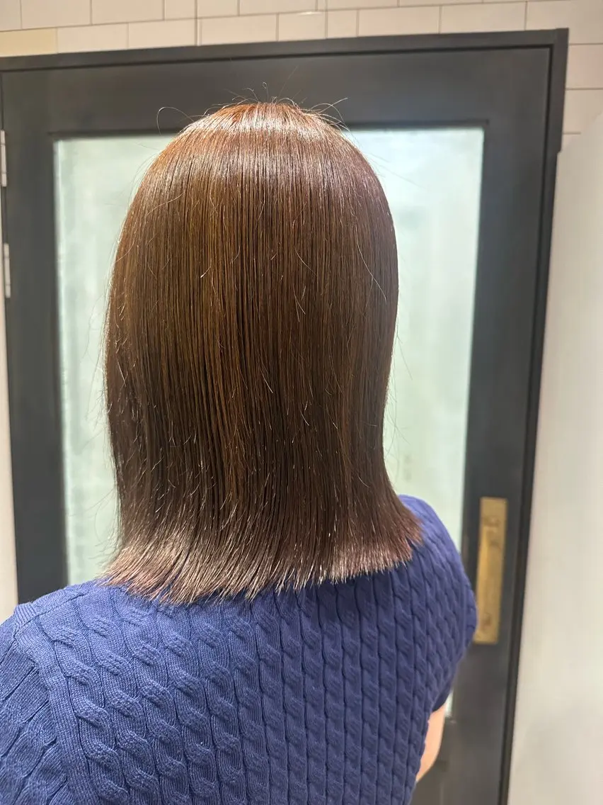 ミディアム ヘアカラー 橋本 紅芭のヘアスタイル