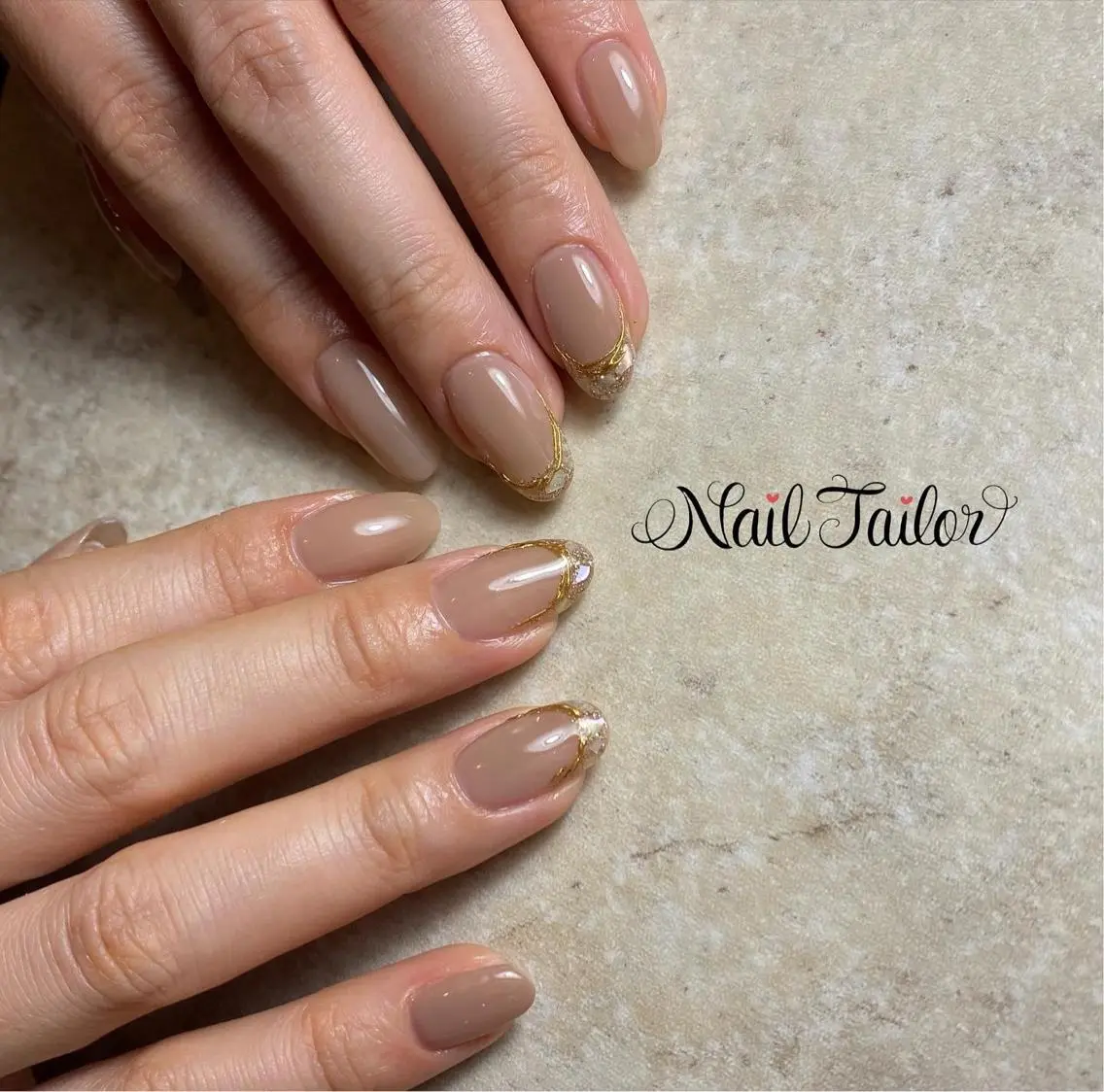 ネイル フレンチネイル ジェルネイル 持ち込み ニュアンスネイル ワンカラーネイル NailTailor ネイルテイラーのネイルデザイン