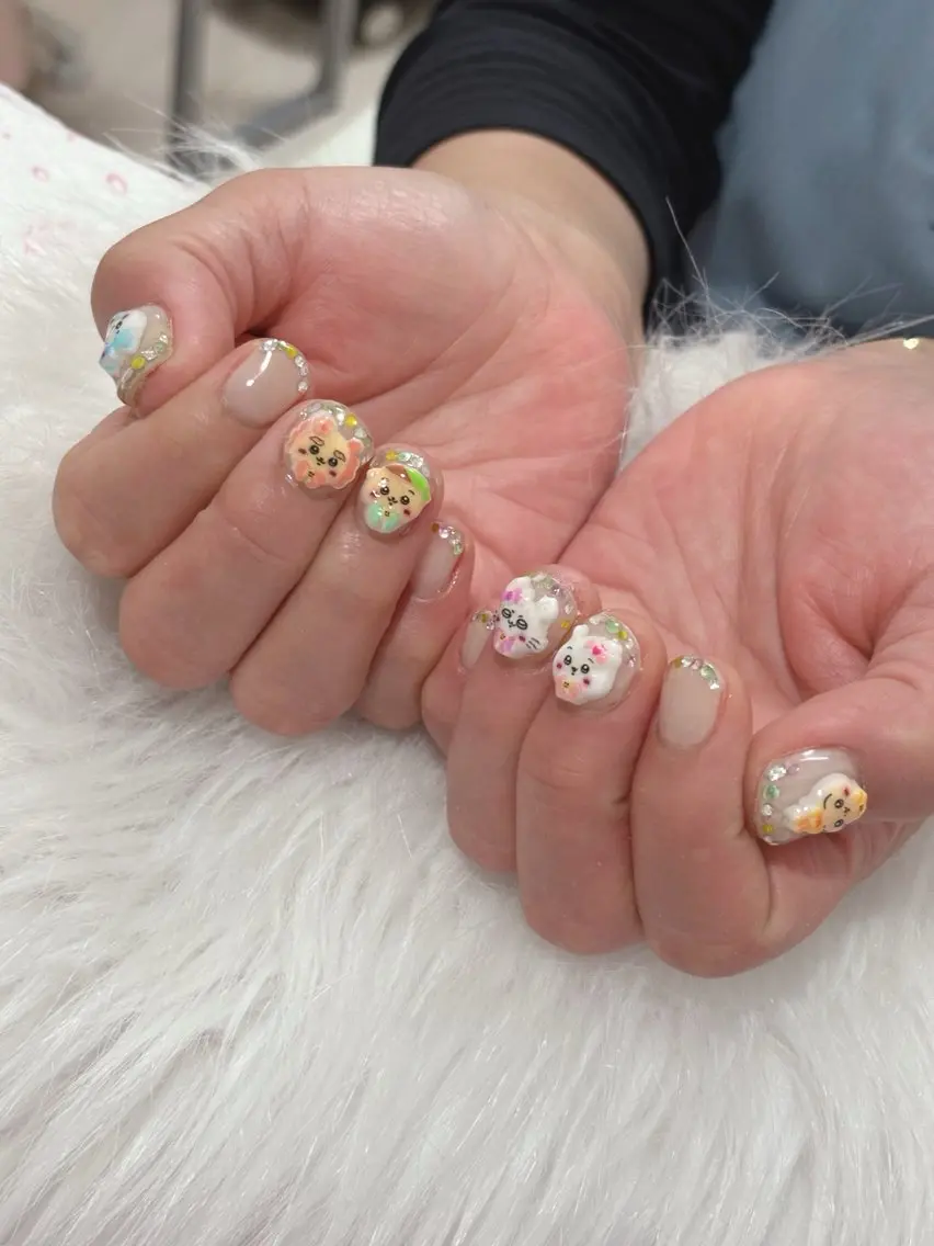 ネイル ハンドネイル 梅島の ネイル屋さんのネイルデザイン