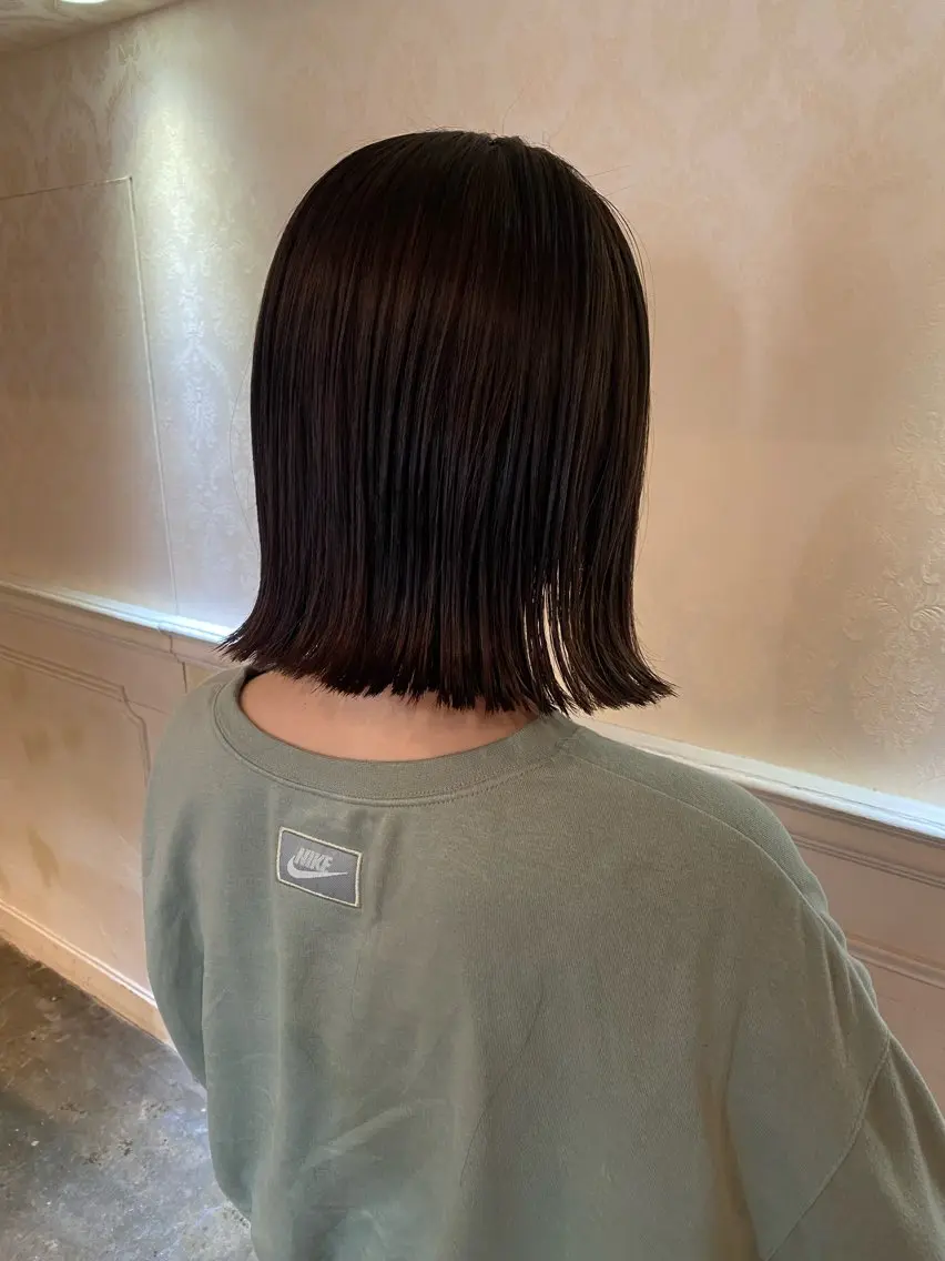 ミニモ限定 似合わせcut+艶カラー+ミルボン3ステップトリートメントの写真