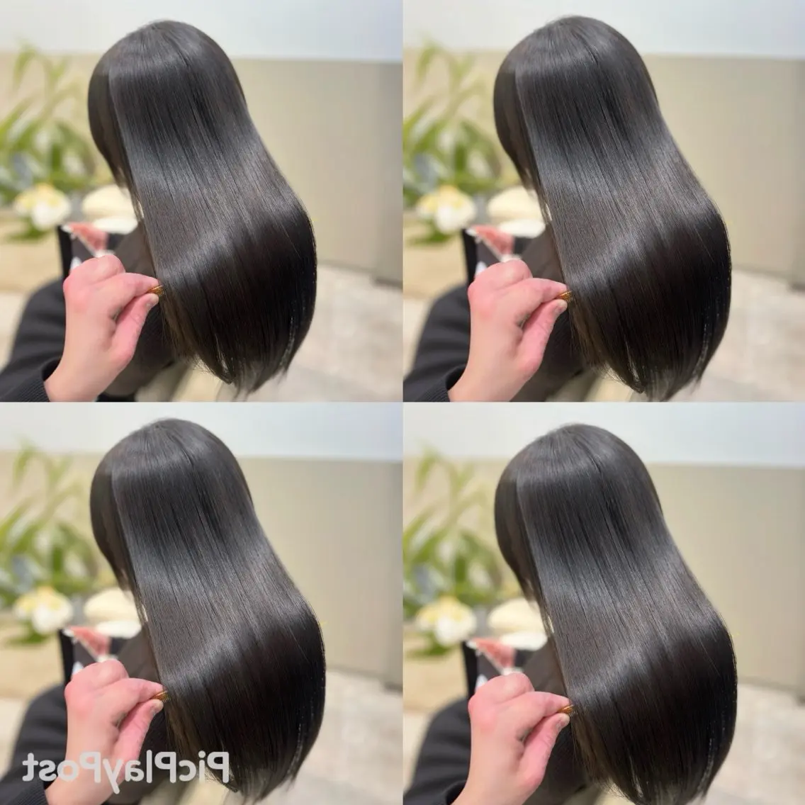 ロング カラー 髪質改善 縮毛矯正 ulu+sia/ 神戸本格派髪質改善のヘアスタイル