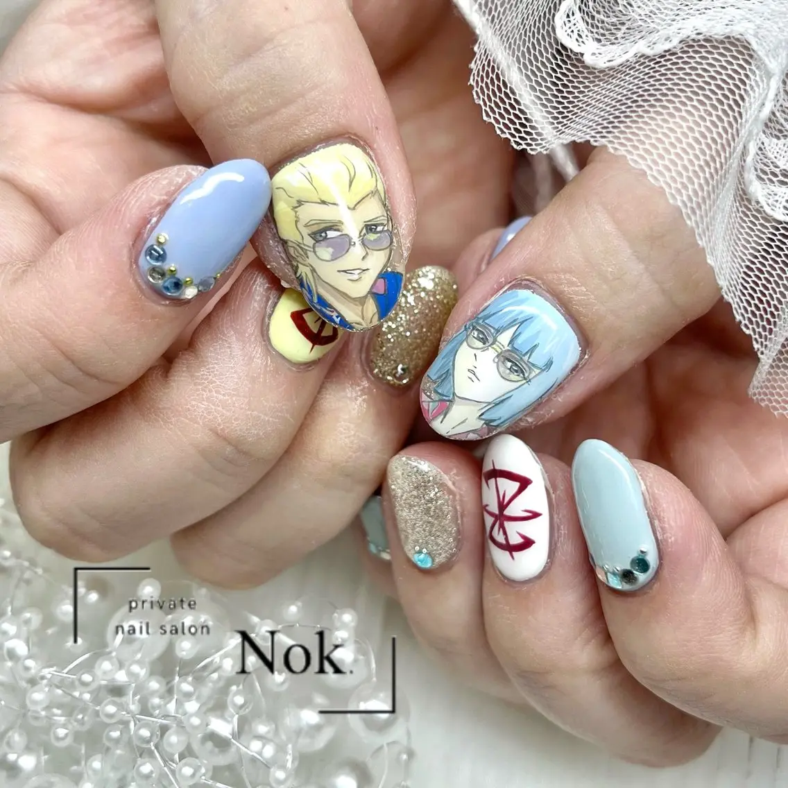 ネイル ハンドネイル 池袋痛ネイル Nok. 渡辺のネイルデザイン