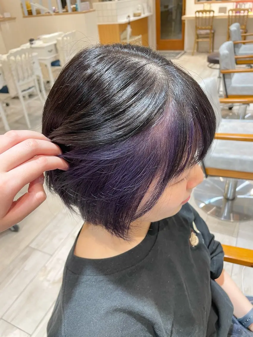 ショート カラー パーマモデル 募集中💍渡邉のヘアスタイル