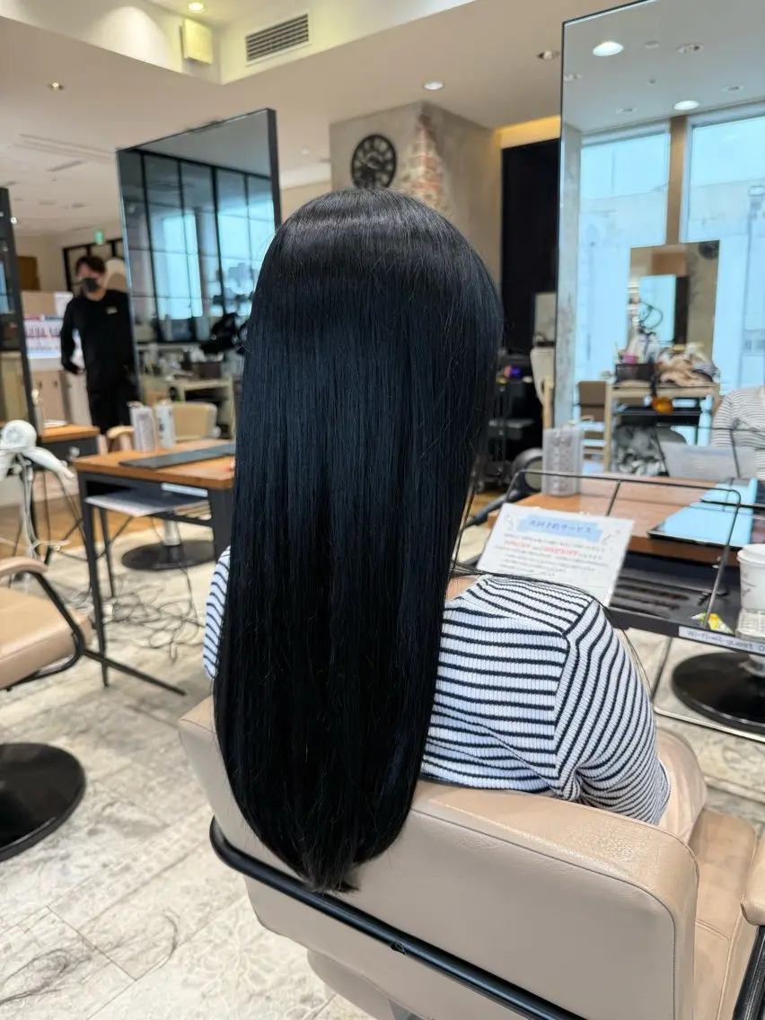 ロング カラー 石原 康平のヘアスタイル