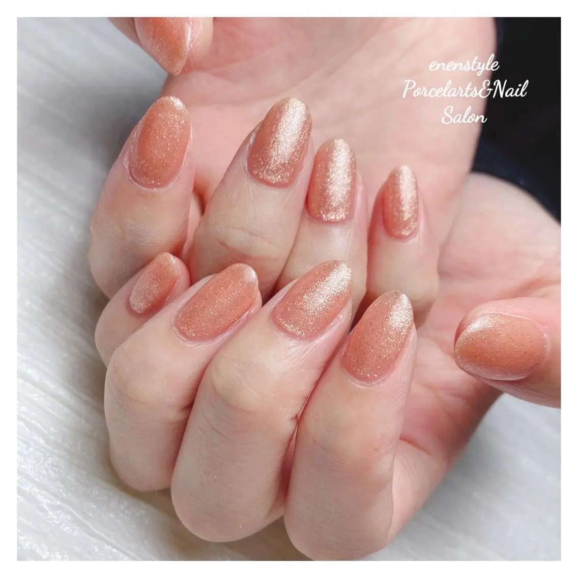 ミディアム ネイル 🐾enen style 🐾のネイルデザイン