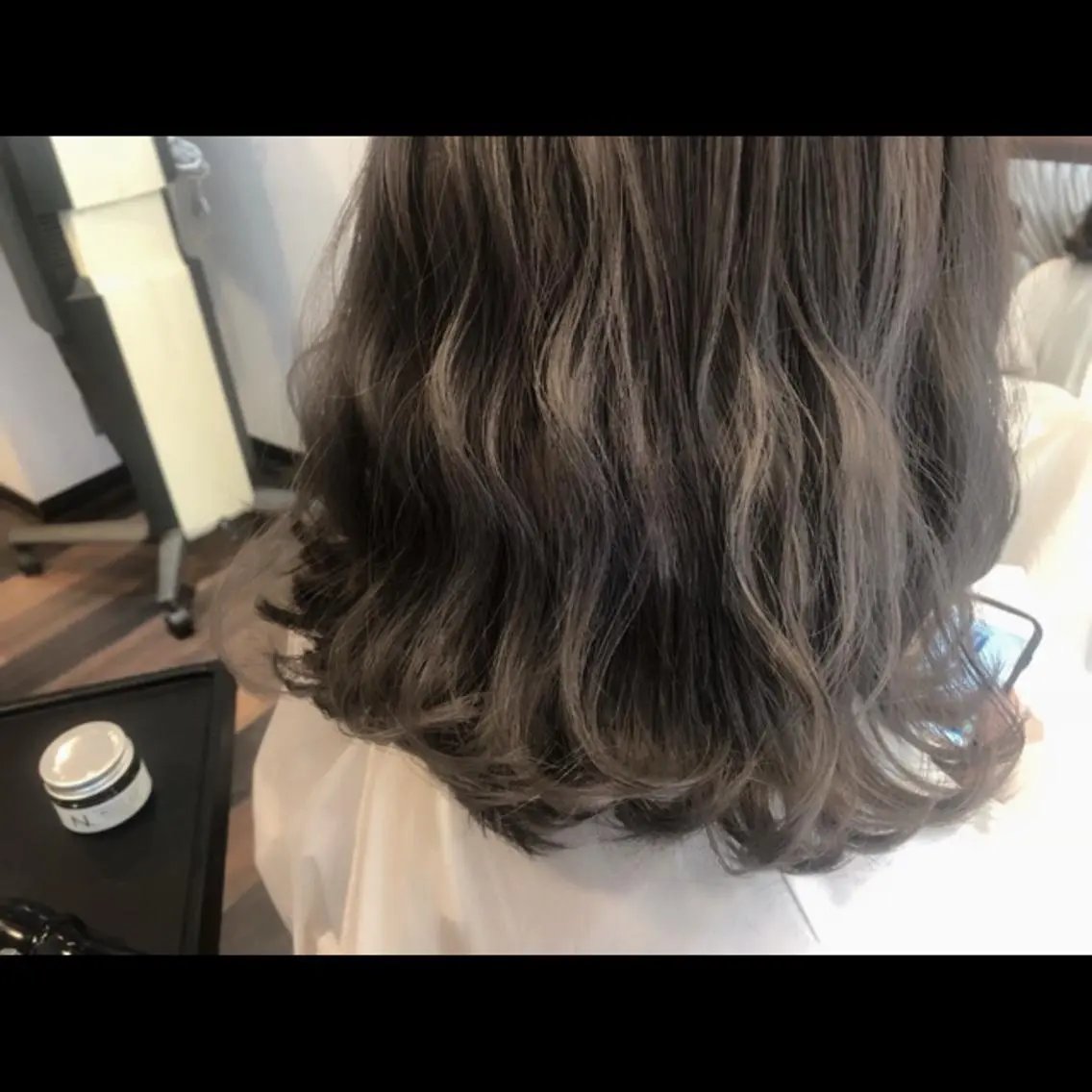 ミディアム カラー パーマ ヘアアレンジ メンズ 【mokuオーナー】 ちはるのヘアスタイル