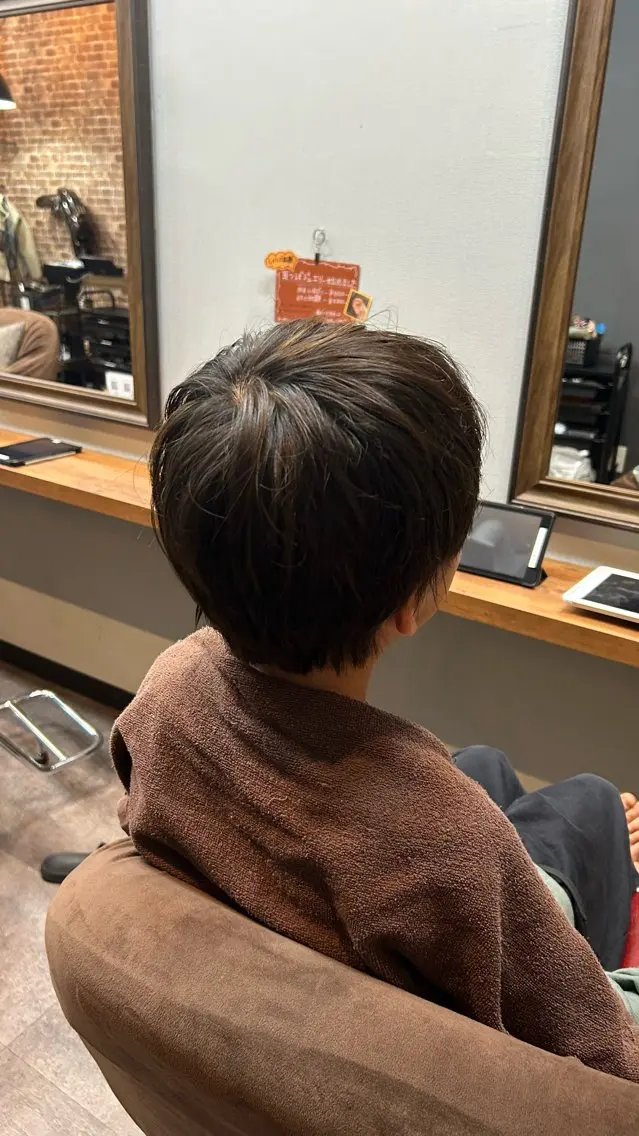 メンズ キッズ メンズメッシュ マッシュ HONAMI .のヘアスタイル