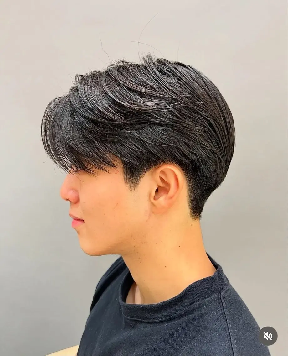 メンズ 縮毛矯正 トリートメント 重松 丈博のヘアスタイル