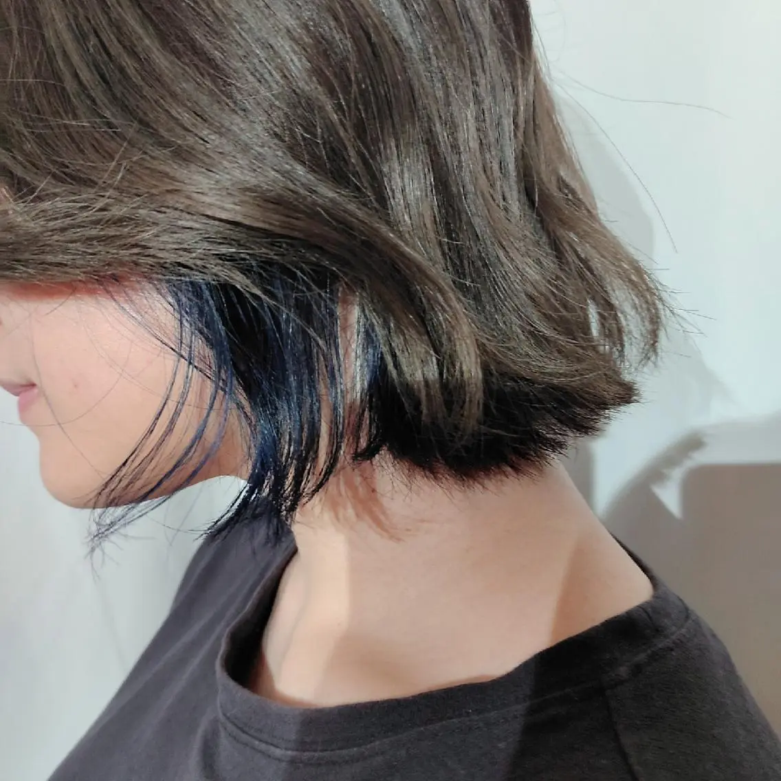 ショート カラー アッシュ アッシュグレー ブルーカラー 🥀熊澤 茉美🥀のヘアスタイル