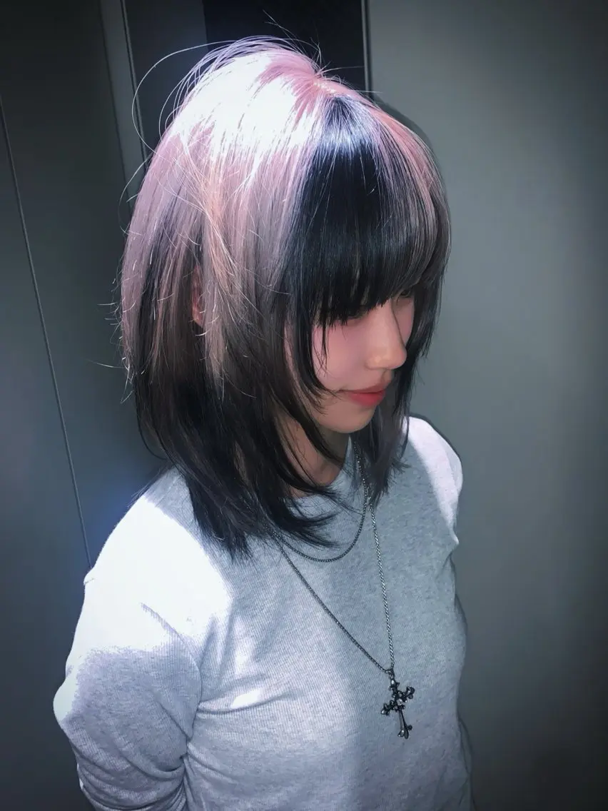 セミロング カット ヘアカラー トリートメント シャギー/y2k shunのヘアスタイル