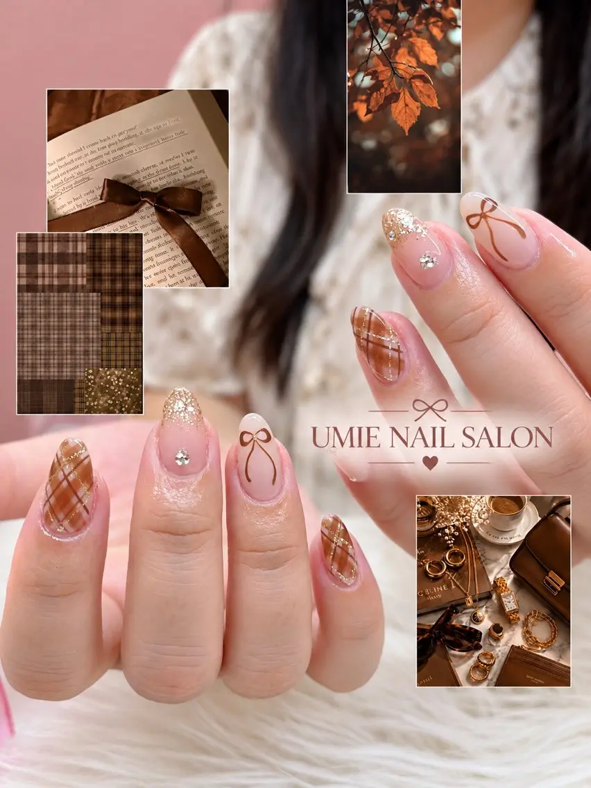 ネイル フットネイル フレンチネイル グラデーション キラキラネイル 韓国ネイル ハンドネイル UMIE NAIL SALONのネイルデザイン