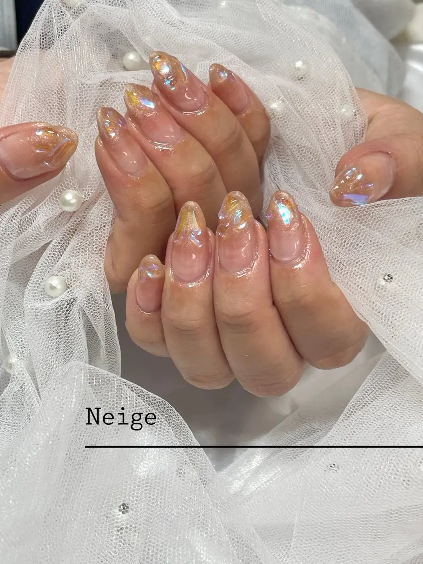 ネイル Neige‪𓂃ai ＊梅津 / 松尾のネイルデザイン