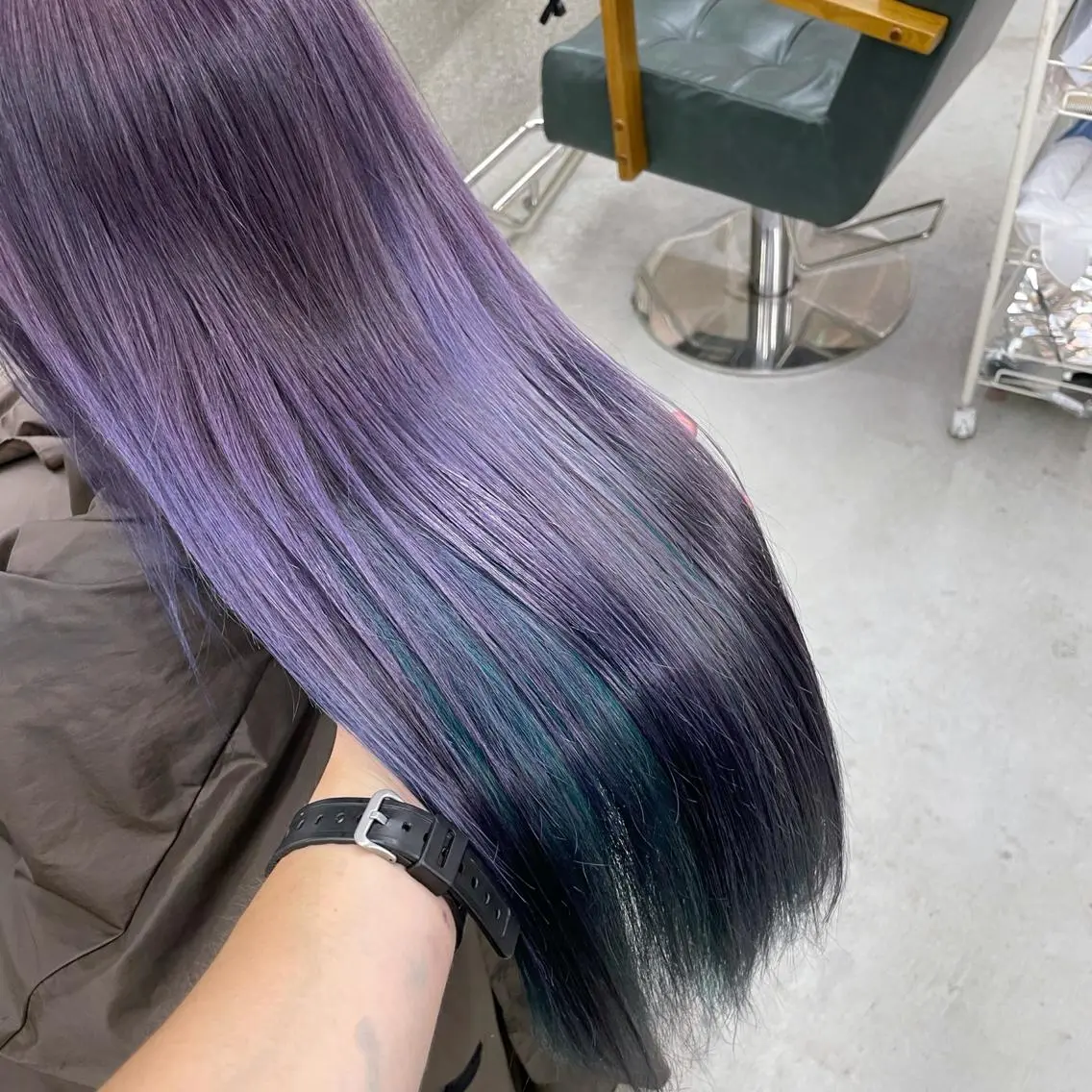 セミロング カラー Merci メルシー 福岡、今泉のヘアスタイル