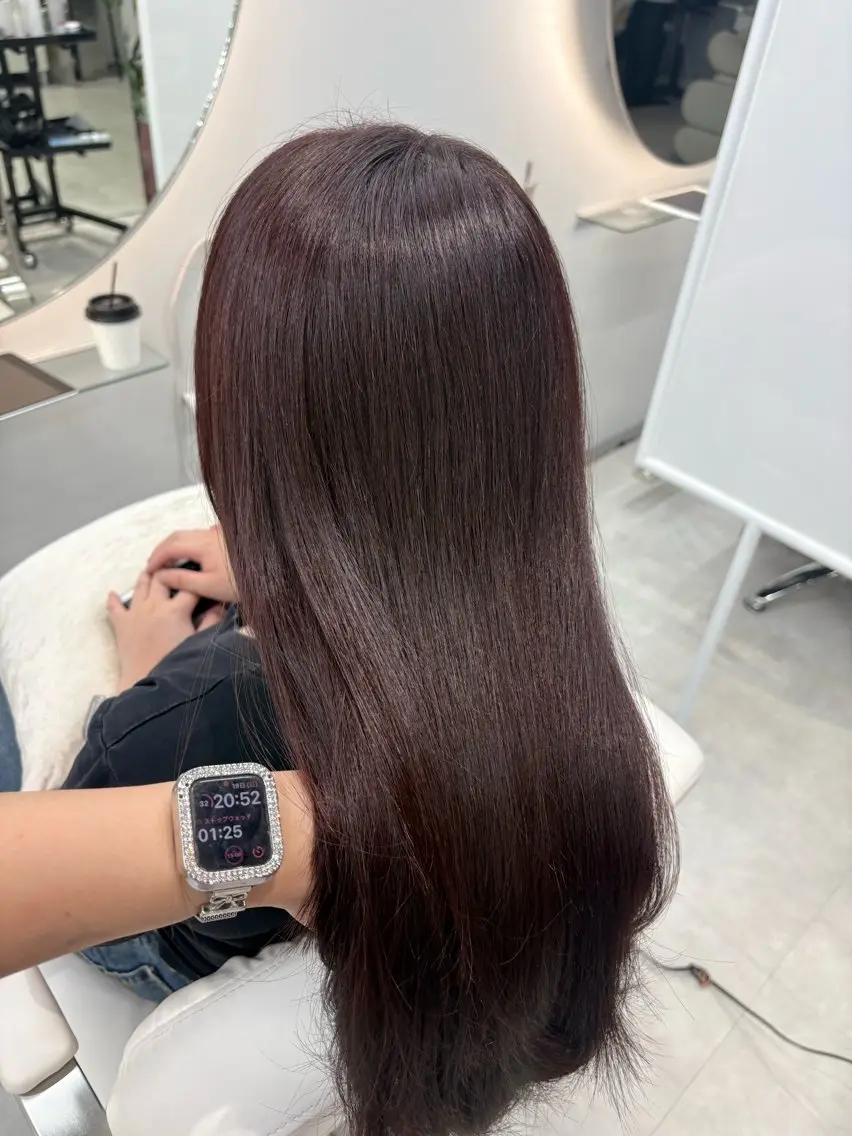 ロング ヘアカラー トリートメント 透明感カラー / 代官山🎀ねねのヘアスタイル