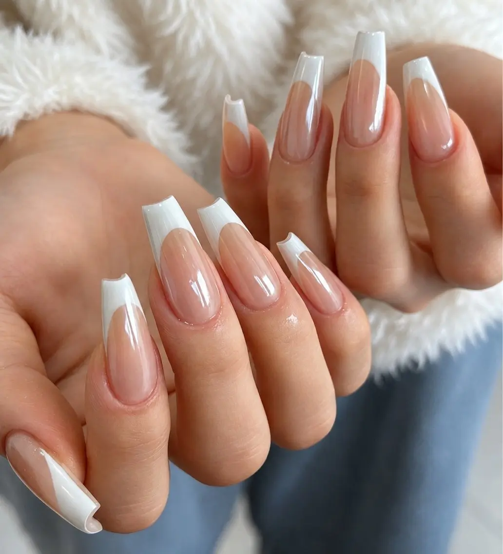 ネイル 長さ出し ロングネイル ワンホンネイル NEM.nail studio 京都店のネイルデザイン