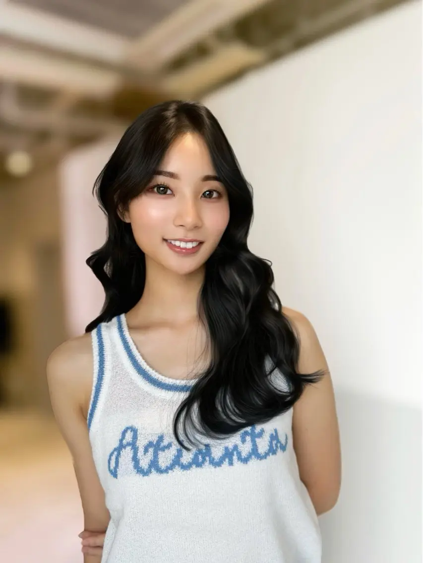 ロング カラー カット ヘアカラー トリートメント 顔まわりの神様✨ 透明感カラー藤嶋秀幸のヘアスタイル
