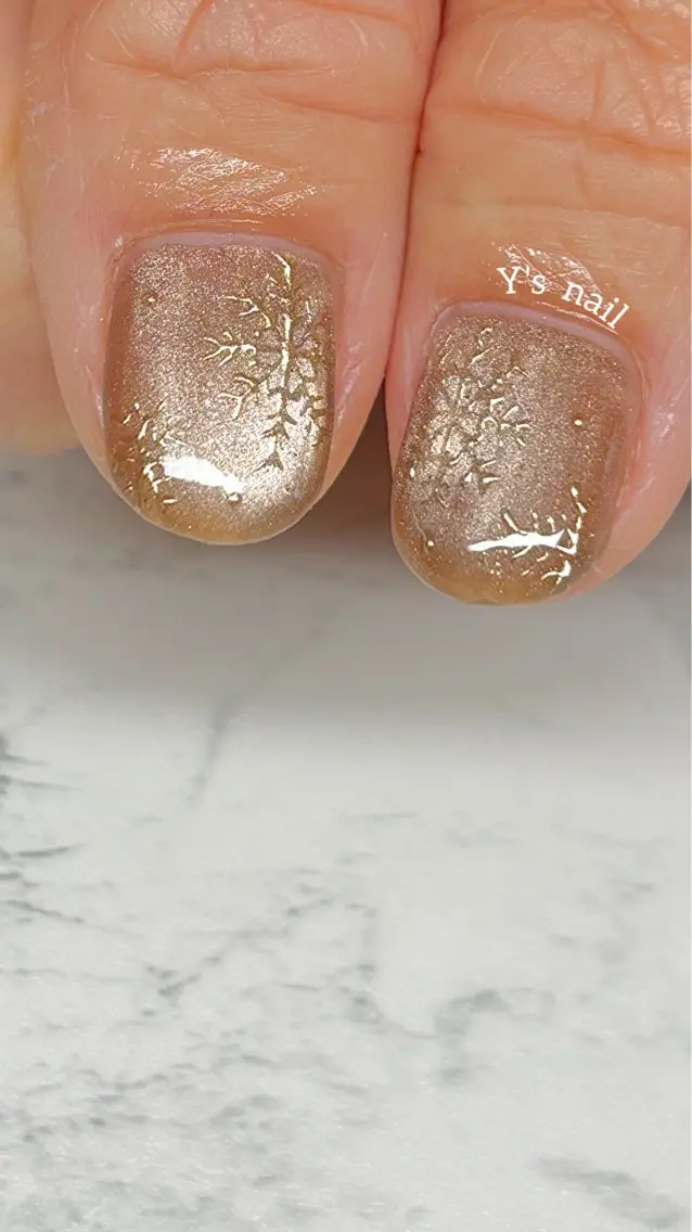 ネイル 冬ネイル 手書きが得意🖌️ Y’s  nailのネイルデザイン