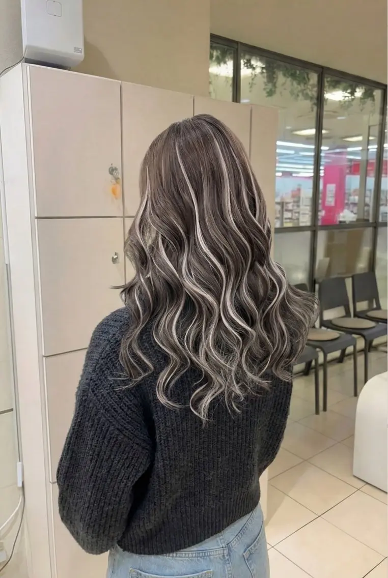 ロング カット ヘアカラー トリートメント エクステ 髪を綺麗に伸ばす人/ 艶髪✨️針田 綾音✨のヘアスタイル