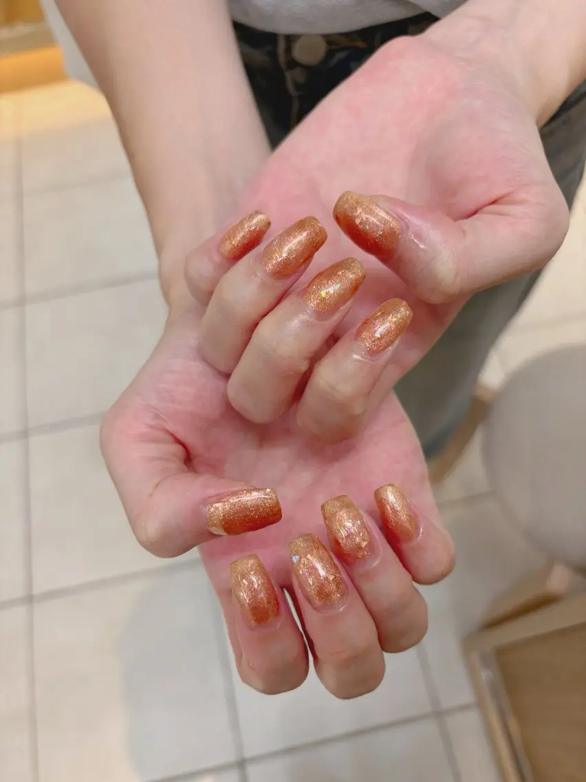 ネイル ラメ(グリッター) ULL ikaのネイルデザイン