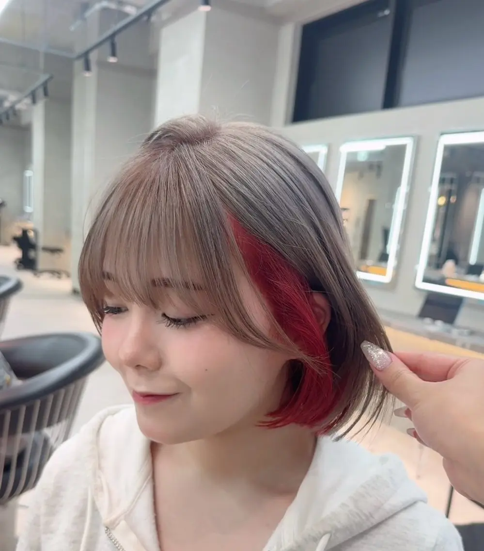 ショート カラー ヘアカラー 🎀リオ🎀/ 推しカラーのヘアスタイル