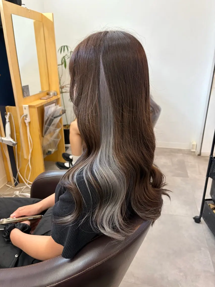 ロング カラー カット ヘアカラー トリートメント 原宿/ダブルカラー/ ブリーチ🎀れいなのヘアスタイル