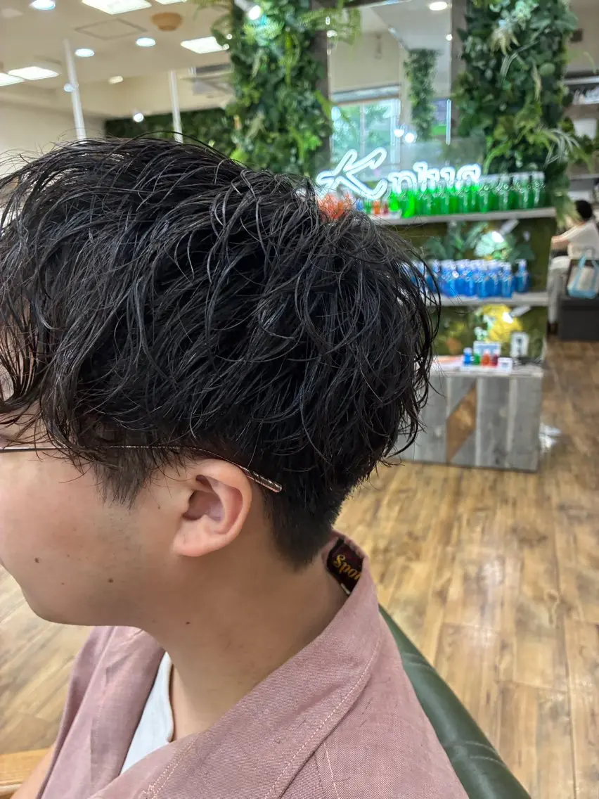 パーマ メンズ 🐰K+Plus🐰 まゆ🐰のヘアスタイル
