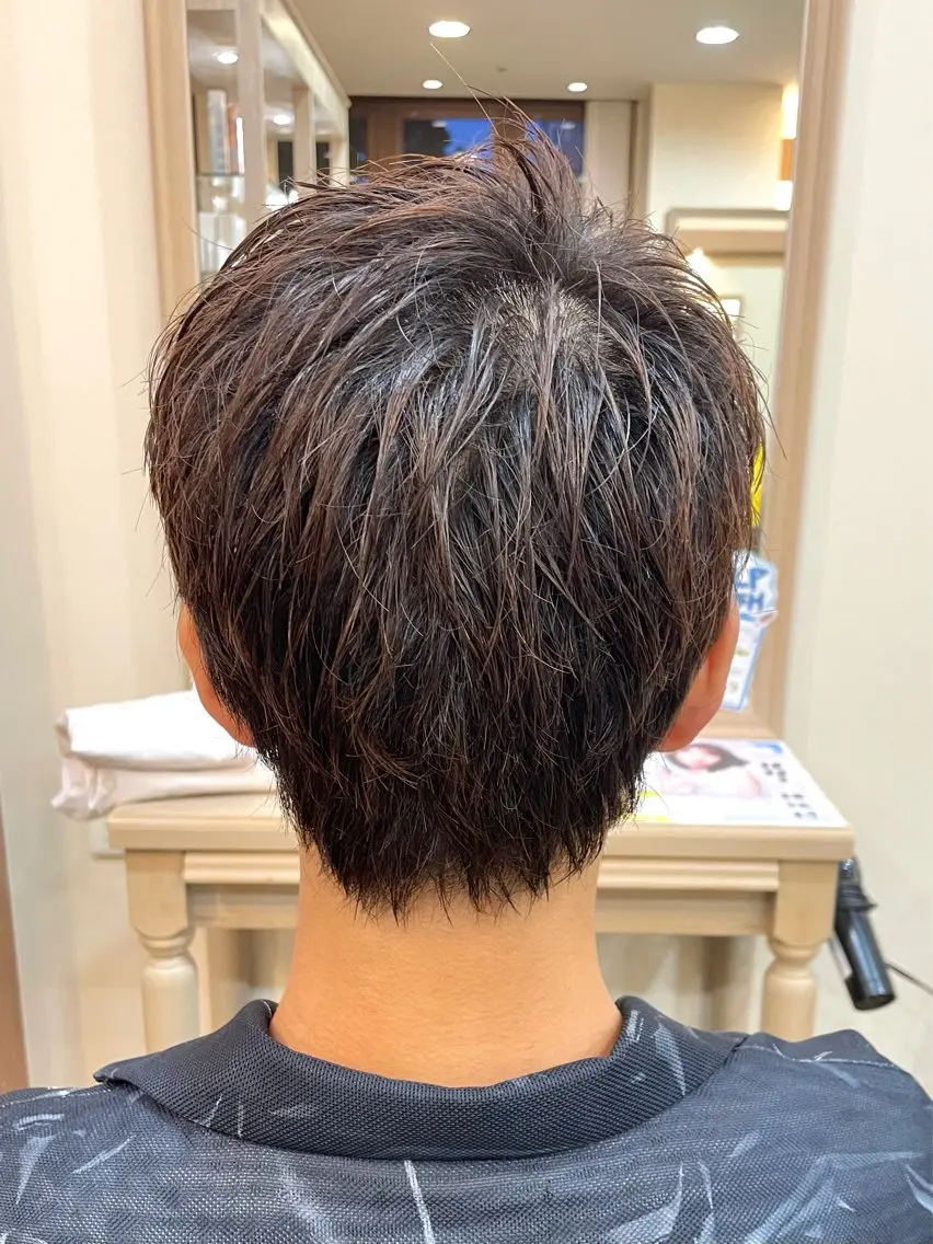 ショート メンズ カット メンズパーマ🌀/ 中村郁未のヘアスタイル