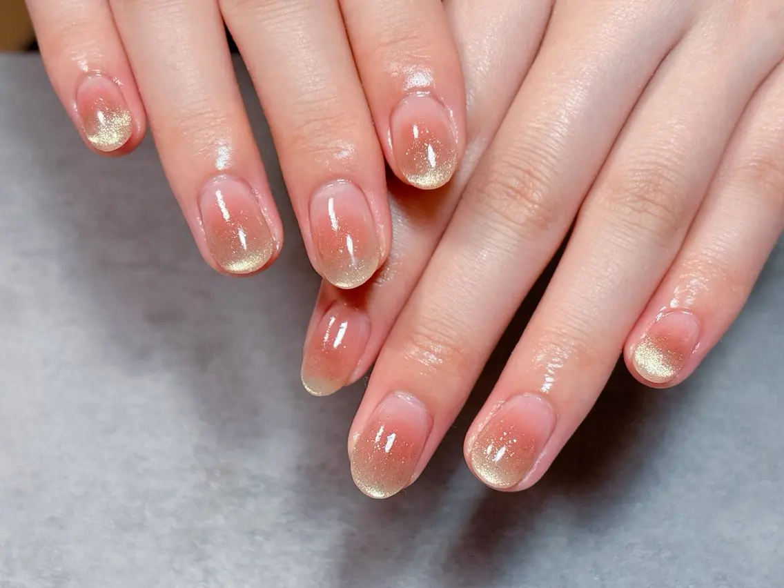ネイル アートネイル オーロラネイル チークネイル フラッシュネイル フットネイル ハンドネイル ハンドケア 💫ゆか_ Nailartistのネイルデザイン