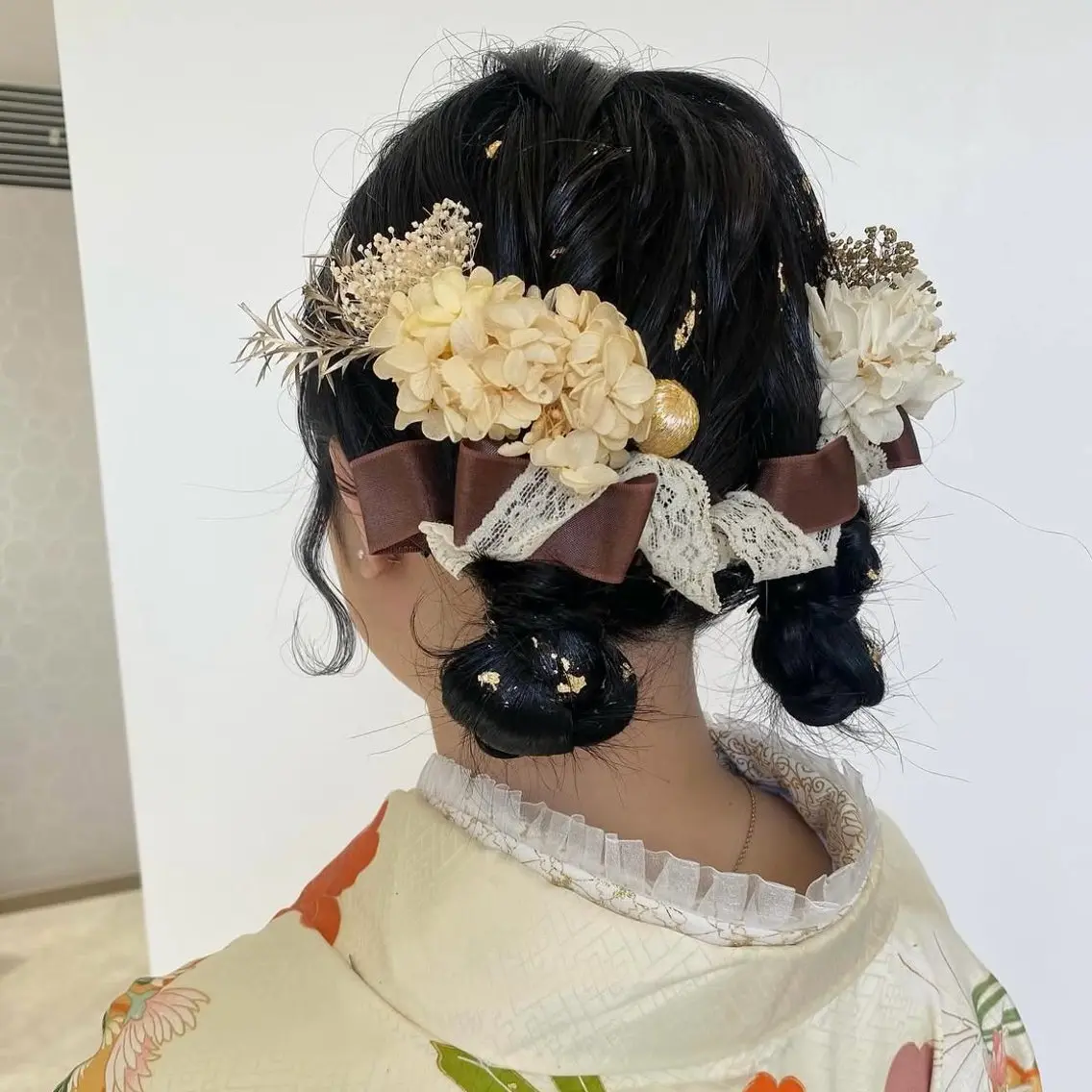 【電話予約限定】🧡袴着付け➕ヘアセット🧡(お時間によって+早朝料金)の写真