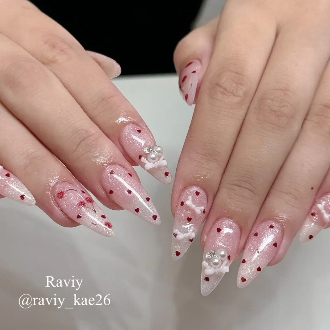 ネイル フットネイル フレンチネイル ジェルネイル 韓国ネイル マグネットネイル ハンドネイル ribbonnail salonのネイルデザイン