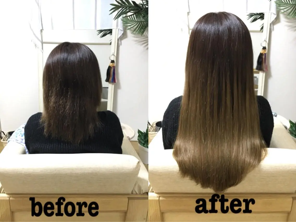 セミロング エクステ KA BUのヘアスタイル