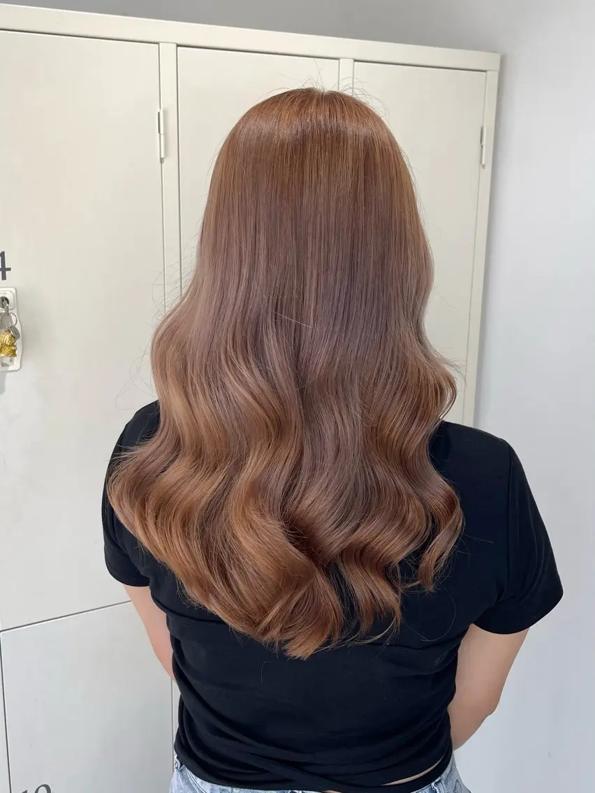 ロング ヘアカラー トリートメント himeka🪽 アレンジ/ブリーチのヘアスタイル