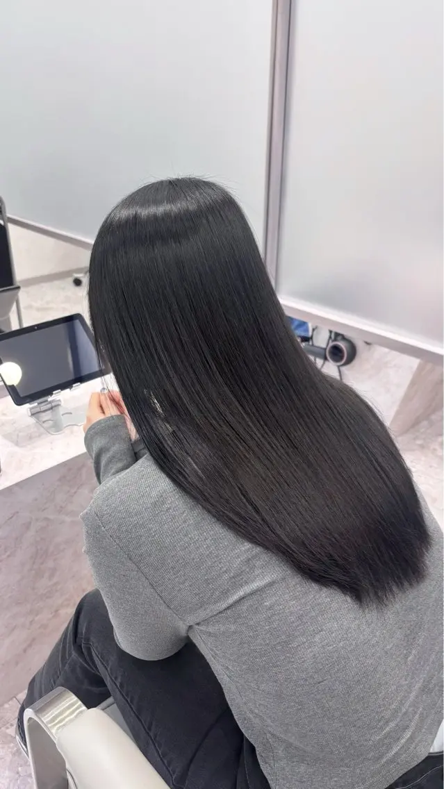 セミロング カット ヘアカラー トリートメント 🫧髪質改善🫧 神田紗来のヘアスタイル