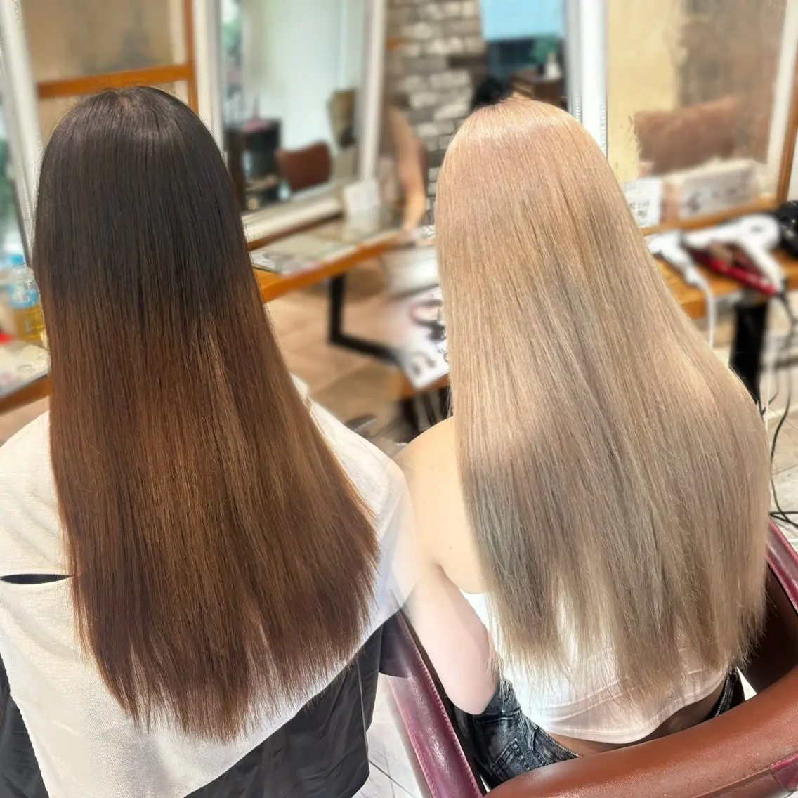 ⚡️ブリーチ＋全体カラー＋1stepトリートメント⚡️の写真