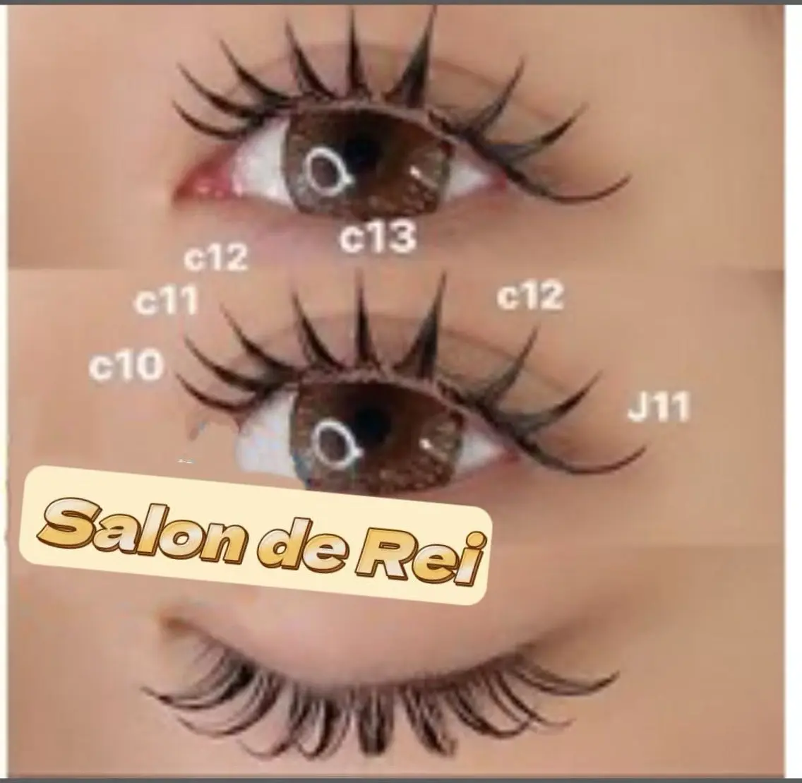マツエク・マツパ SalondeRei EMIのマツエク・マツパデザイン