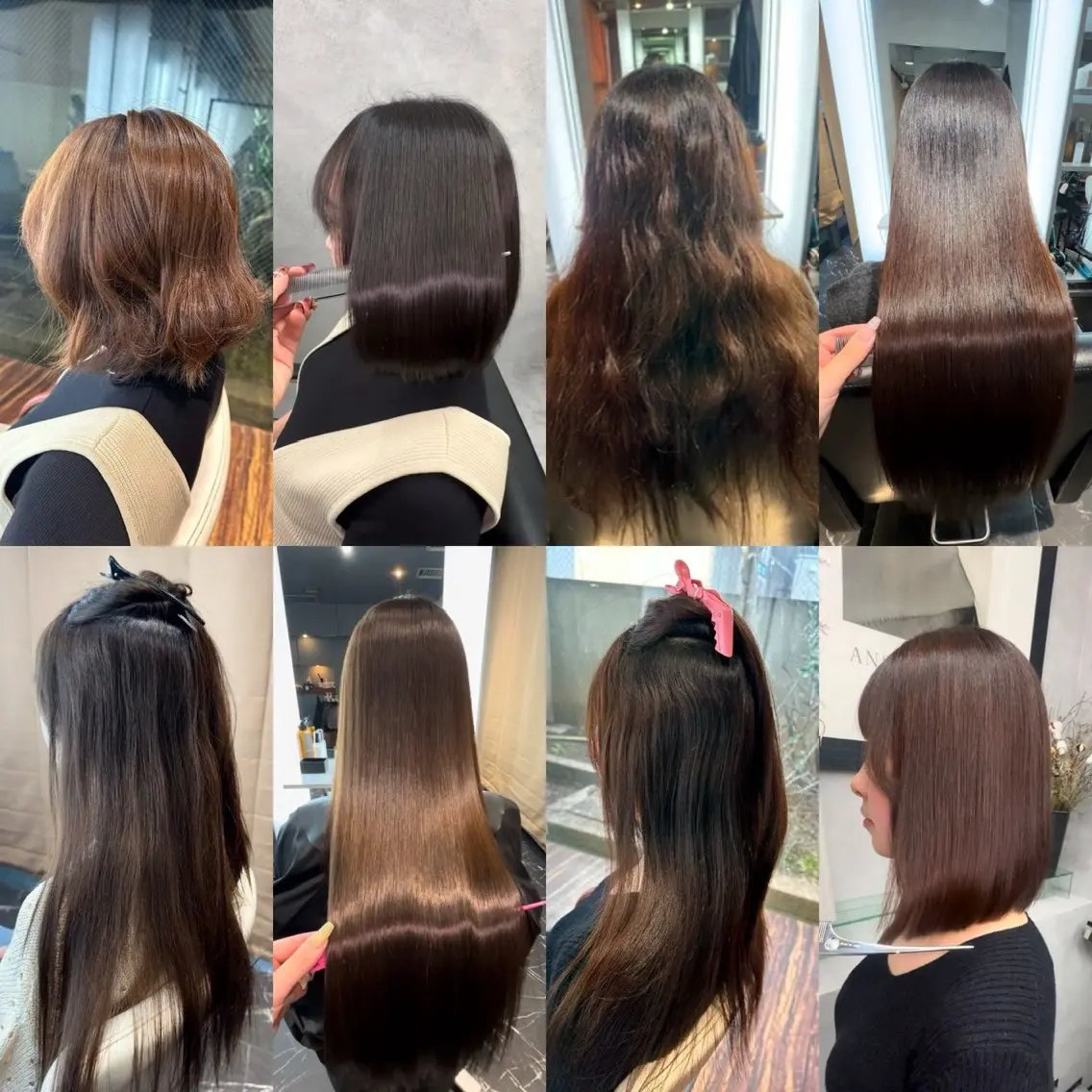 ロング 縮毛矯正 トリートメント 酸性ストレート 髪質改善大槻勇樹のヘアスタイル