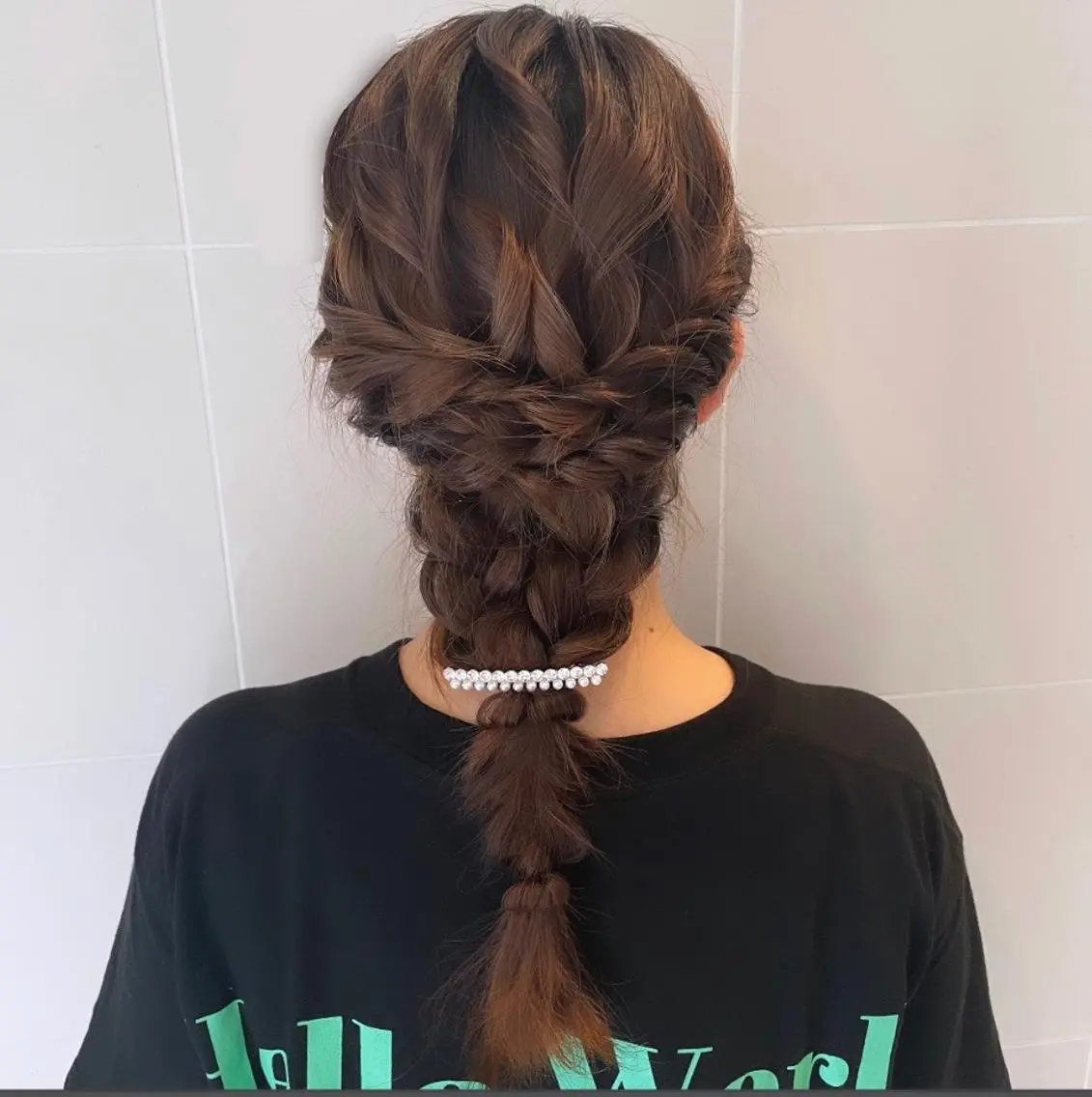 ロング ヘアアレンジ ヘアセット T Ayaのヘアスタイル