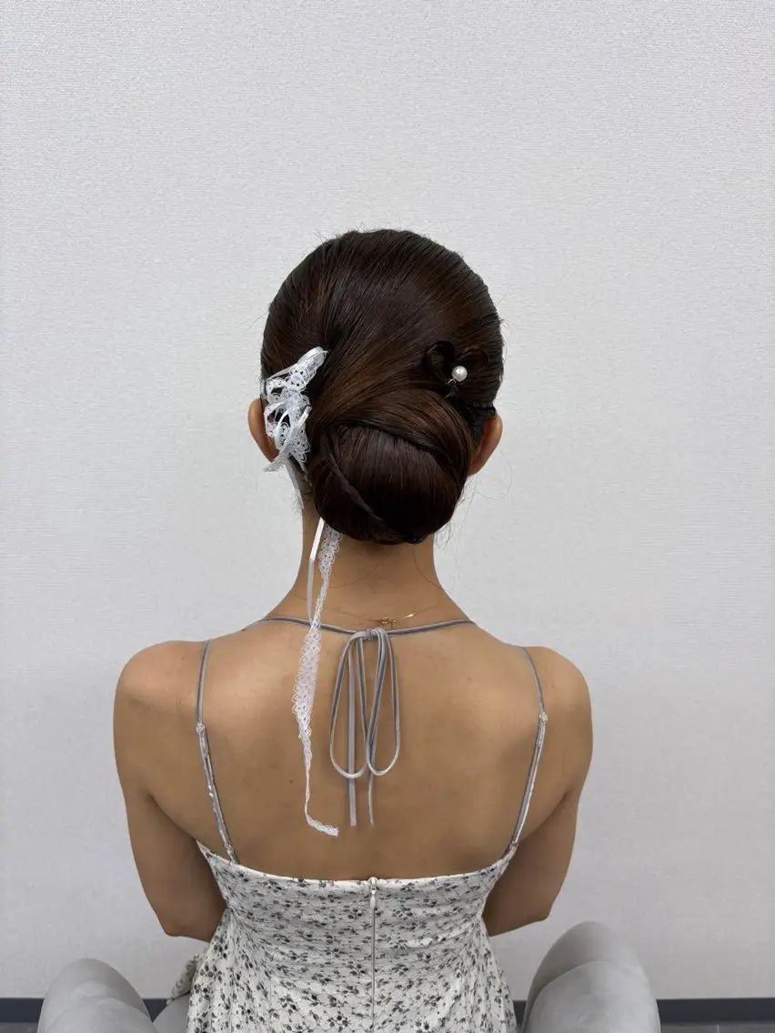 ヘアアレンジ 結婚式・ブライダル ヘアサロン ミカヅキのヘアスタイル