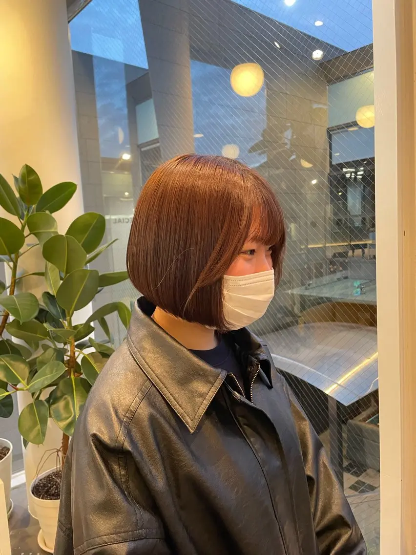 ショート ボブ 似合わせカット nonoka/ボブ/ 暖色カラー/表参道のヘアスタイル