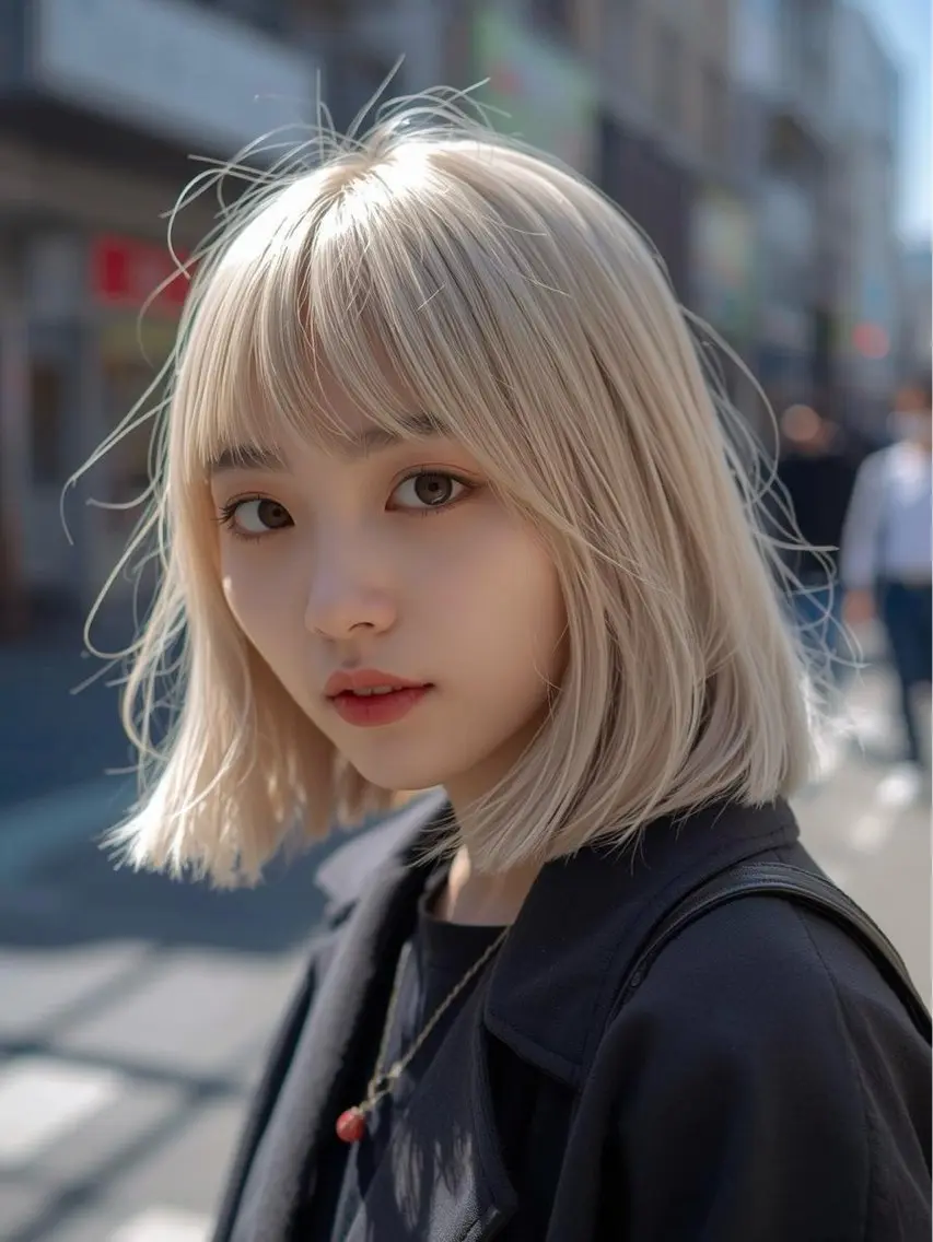 ショート カラー ベージュカラー ブリーチ ホワイトベージュ ☕️ベージュカラー 内藤光哉☕️のヘアスタイル