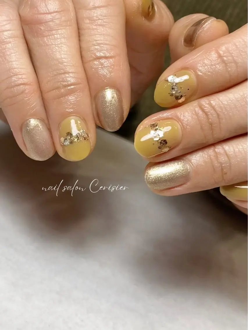 ネイル ハンドネイル フットネイル cerisier nailのネイルデザイン