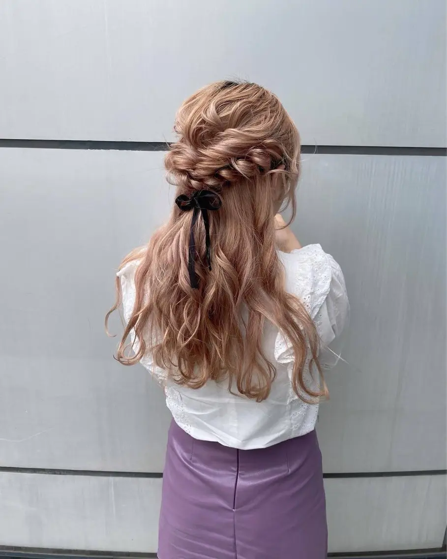 ロング 秋元 利央のヘアスタイル