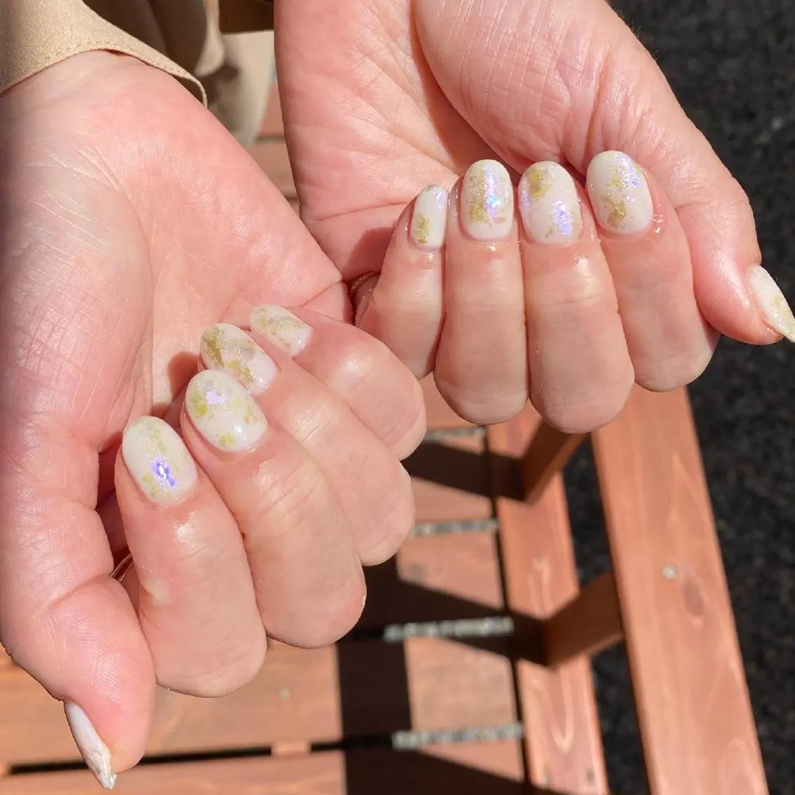 ネイル ラメ(グリッター) ハンドネイル Miley nailのネイルデザイン