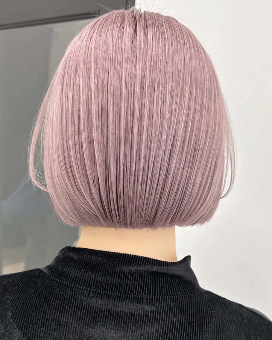 ショート カラー ブリーチ ハイトーンカラー ヘアカラー Kazuki/名古屋 ブリーチ/髪質改善のヘアスタイル